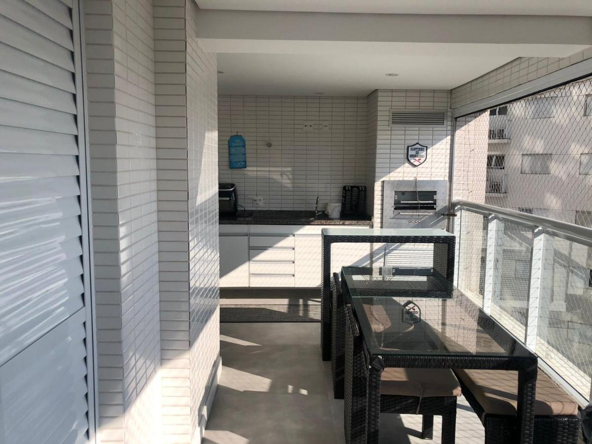 Apartamento Jardim Do Mar, Frente A Praia Praia Grande  Buitenkant foto